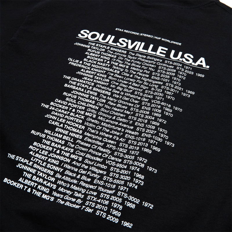 HUF Soulsville USA T-Shirt - Black