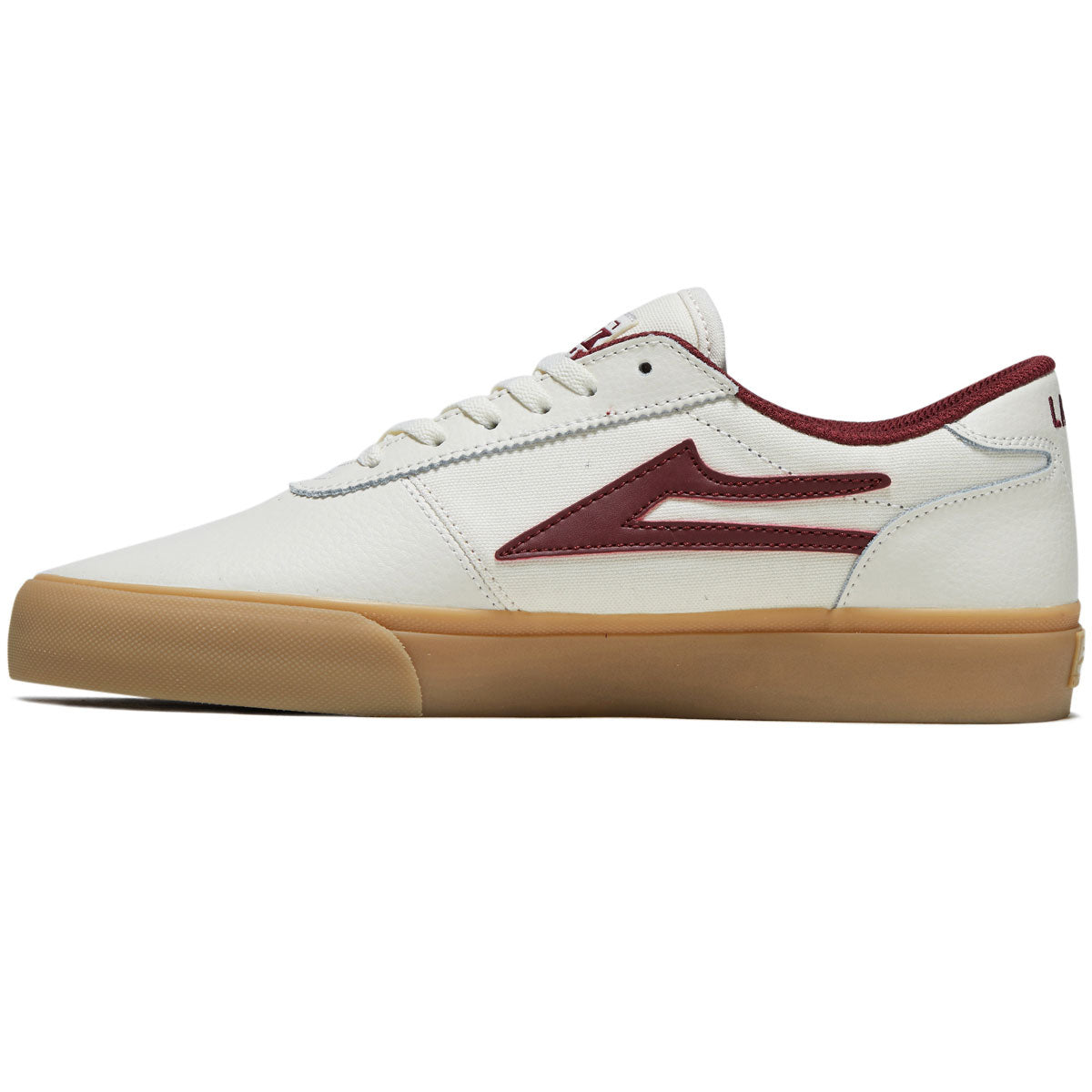 Lakai Manchester Shoes - Cream/Gum Leather image 2