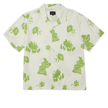 HUF Trip Flocked Resort Shirt - White