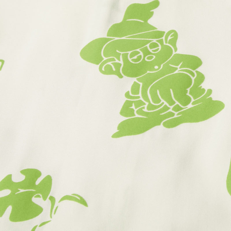 HUF Trip Flocked Resort Shirt - White