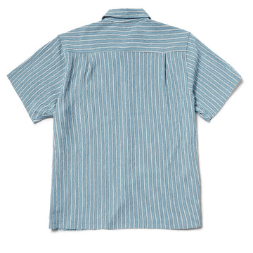 HUF Apollo Striped Shirt - Pool Blue