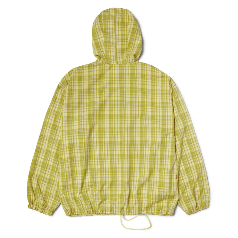 HUF Rivington Plaid Anorak Jacket - Tarragon