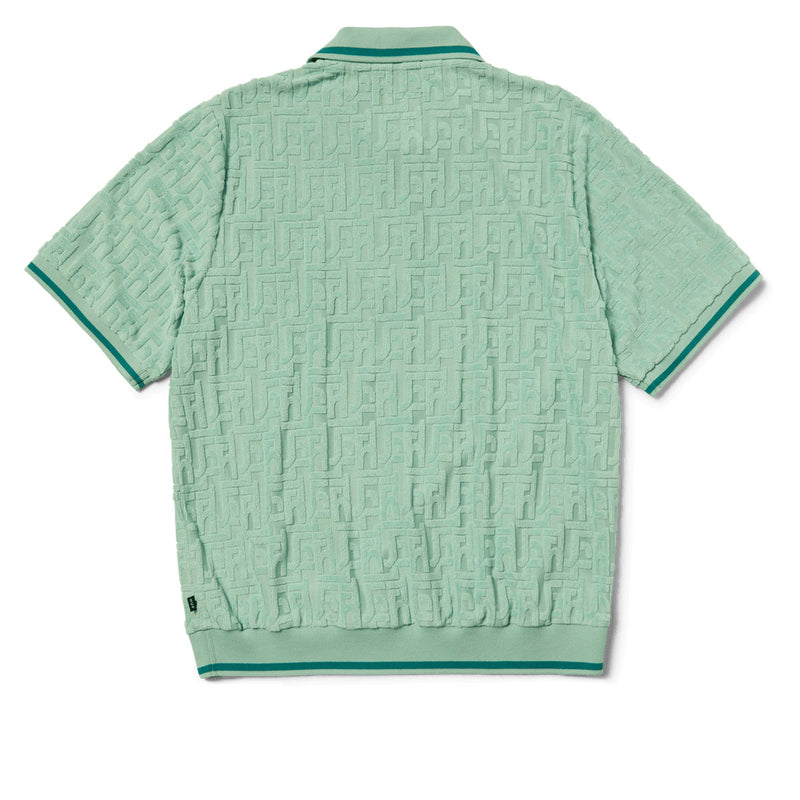 HUF Tether Jacquard Terry Shirt - Jade