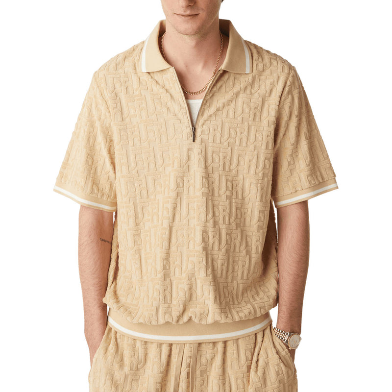 HUF Tether Jacquard Terry Shirt - Twill