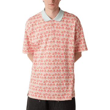 HUF Microdose Knit Polo Shirt - Red
