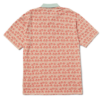 HUF Microdose Knit Polo Shirt - Red