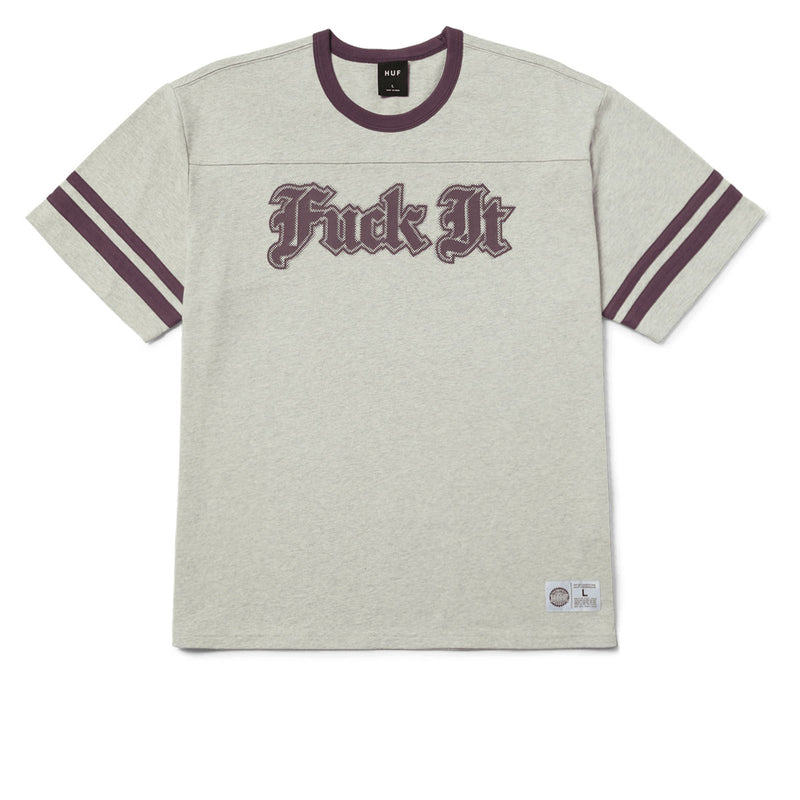 HUF Ives Football Jersey - Heather Grey