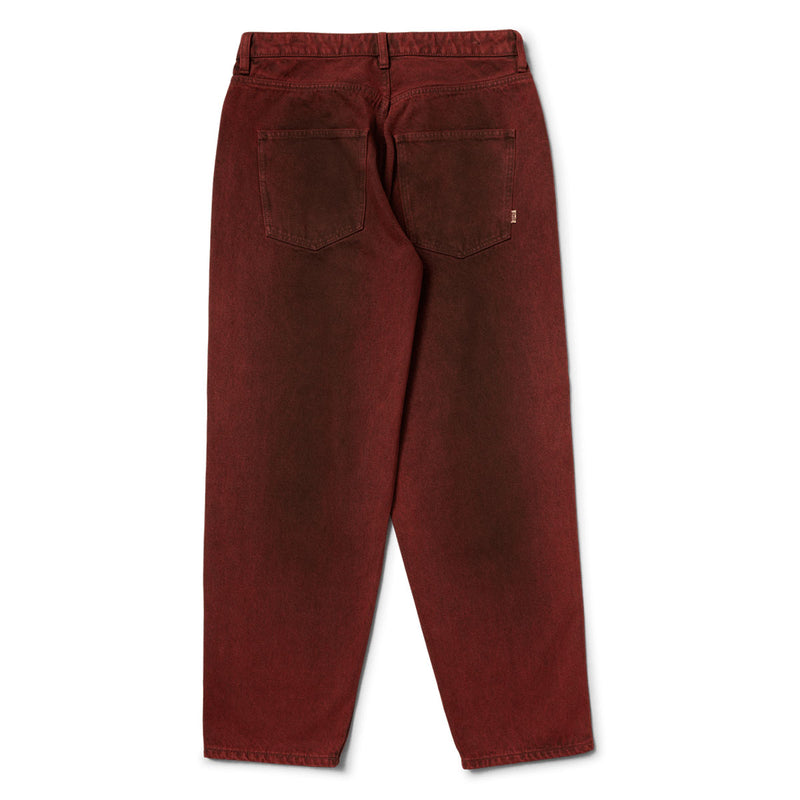 HUF Cromer Washed Jeans - Lava Red