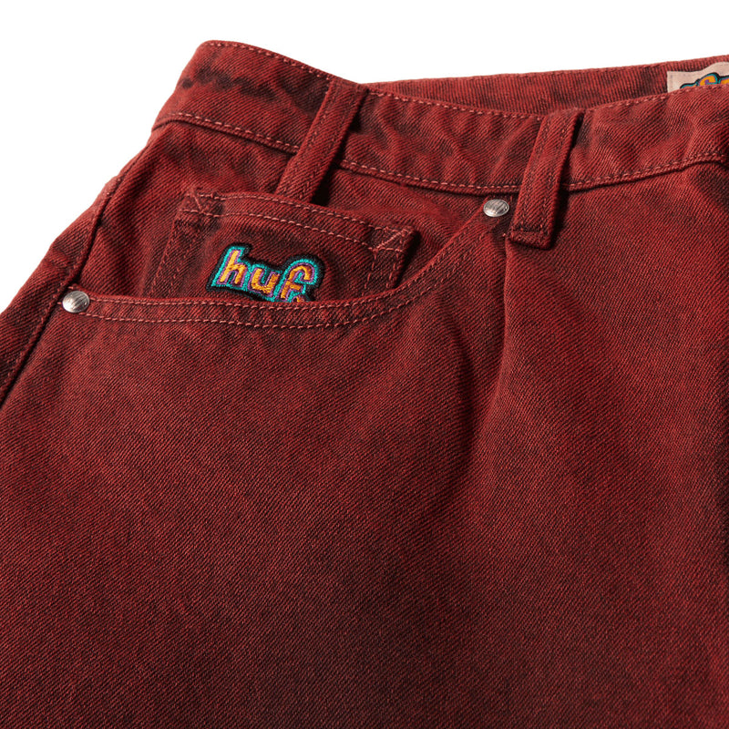 HUF Cromer Washed Jeans - Lava Red