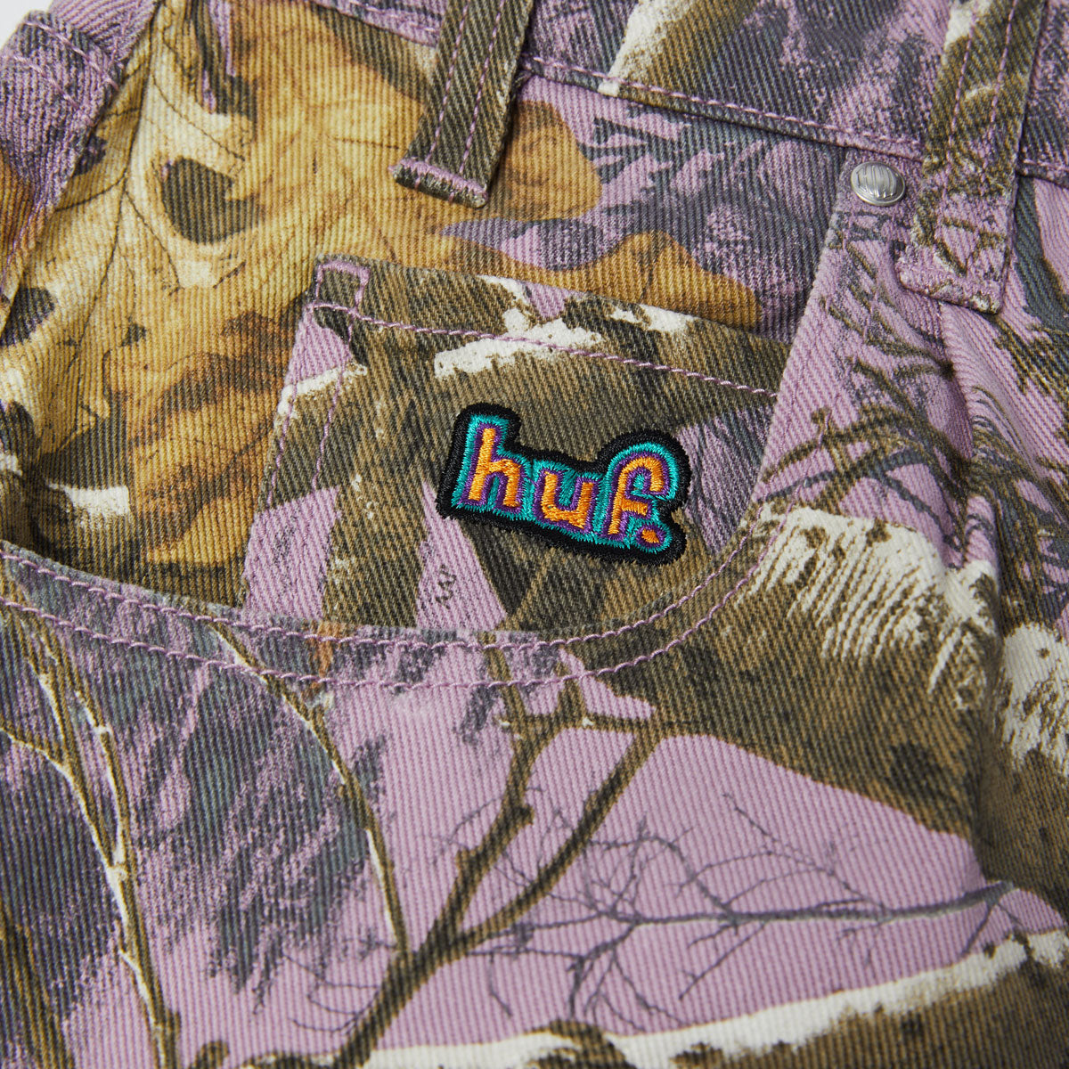 Huf x Realtree Cromer Shorts - Lilac image 3