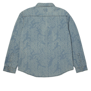 HUF Ceremony Long Sleeve Denim Shirt - Indigo