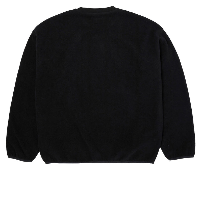 HUF H Dot Polar Fleece Sweatshirt - Black