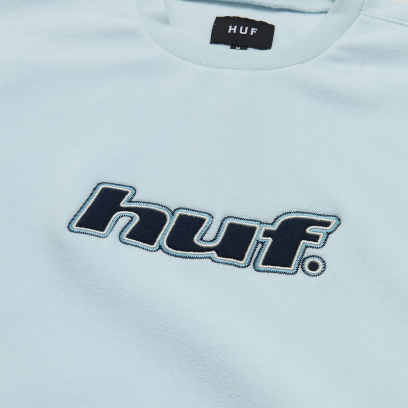 HUF H Dot Polar Fleece Sweatshirt - Sky
