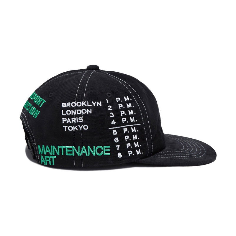 HUF Transport Connection Snapback Hat - Black