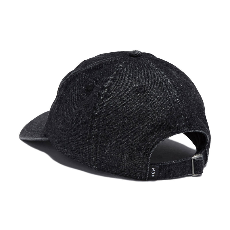 HUF Token 6 Panel Cv Washed Hat - Black