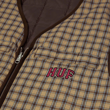 HUF Poynter Reversible Vest - Clay