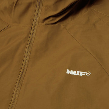 HUF All Caps Shell Jacket - Rich Brown