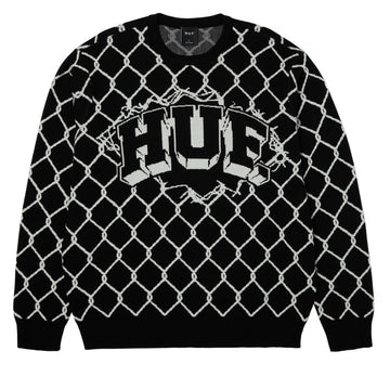HUF Breakthrough Crew Sweatshirt - Black