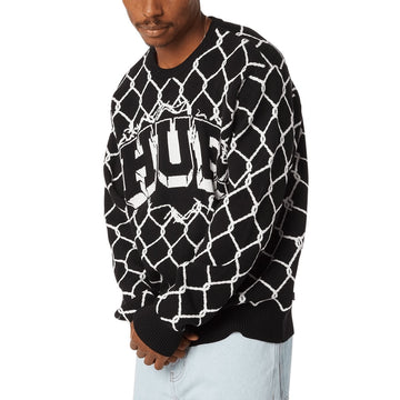 HUF Breakthrough Crew Sweatshirt - Black