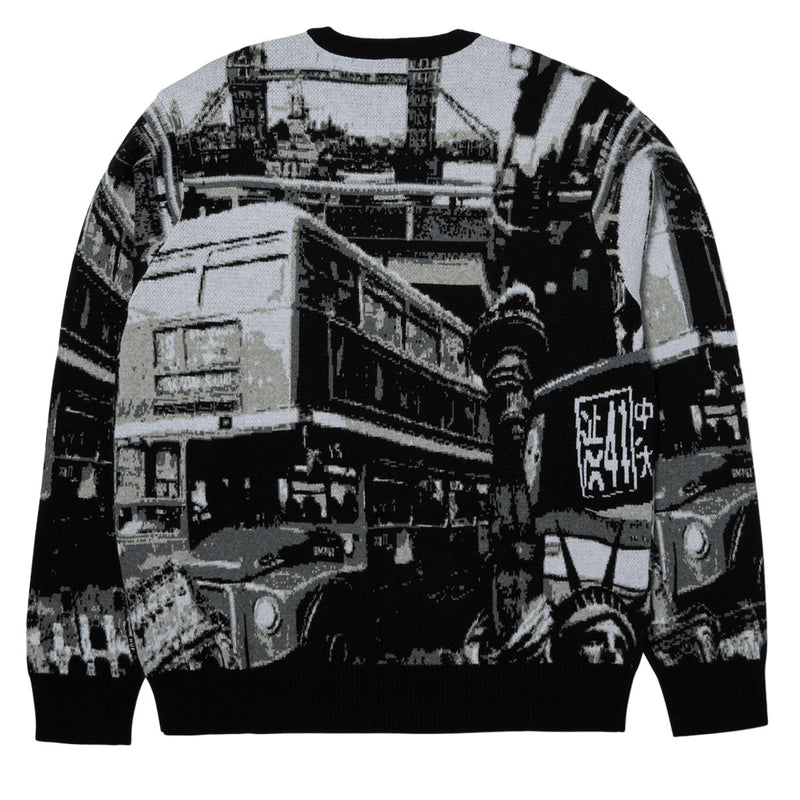 HUF Worldwide Commuter Sweatshirt - Black