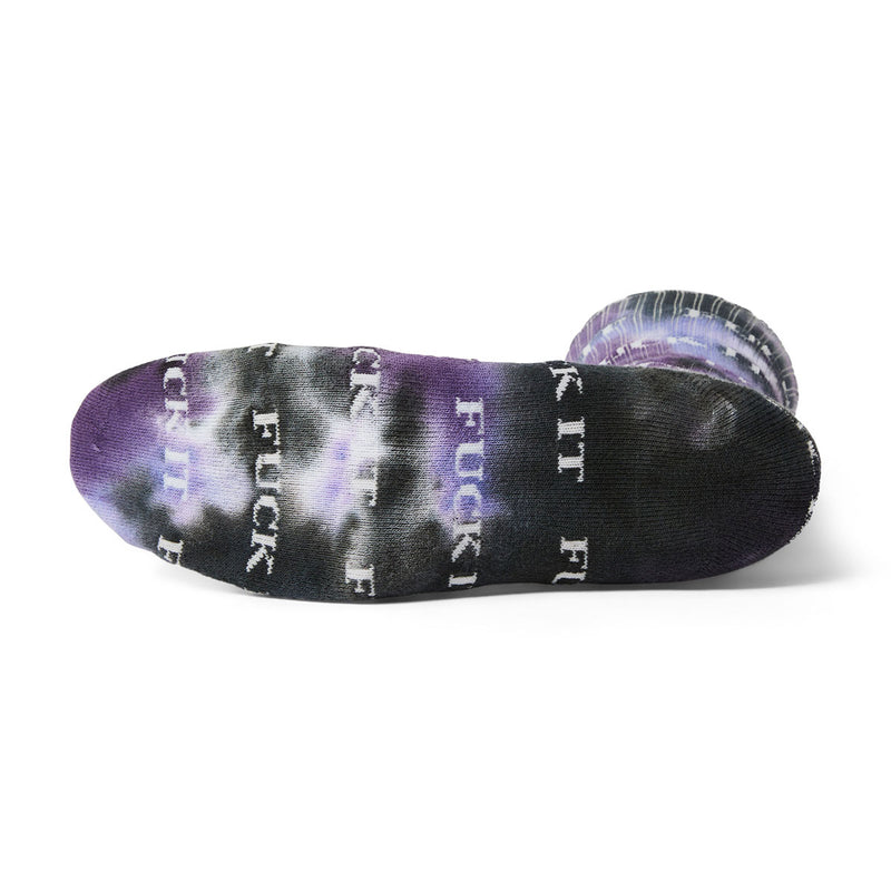 HUF Fuck It Tiedye Socks - Purple