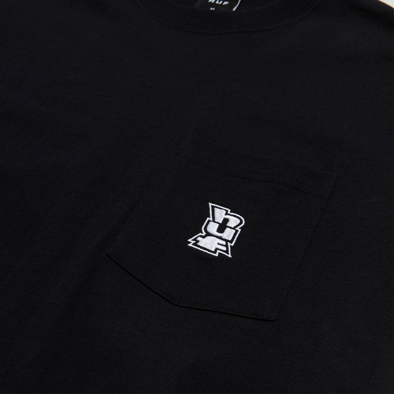 HUF Megablast Pocket T-Shirt - Black