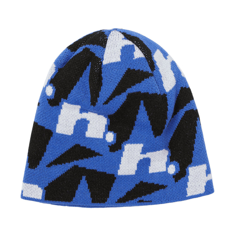 HUF H Star Repeat Skull Beanie - Royal Blue