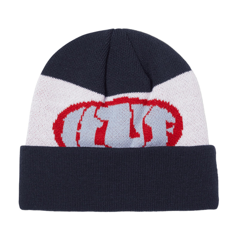 HUF Warped Cuff Beanie - Navy