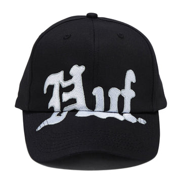 HUF Noble 6 Panel Snapback Hat - Black