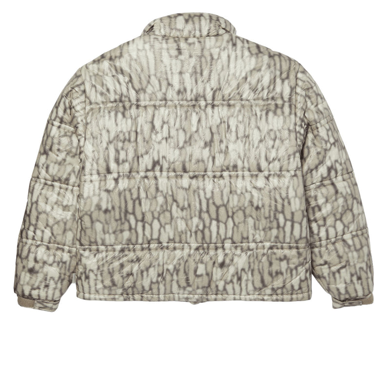 HUF 89 Warped Camo Tyvek Puffer Jacket - Muted Camo