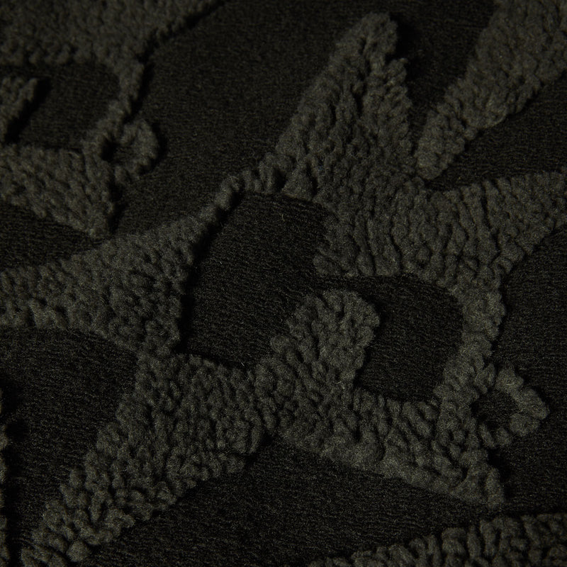 HUF H Star Repeat High Pile Jacket - Black