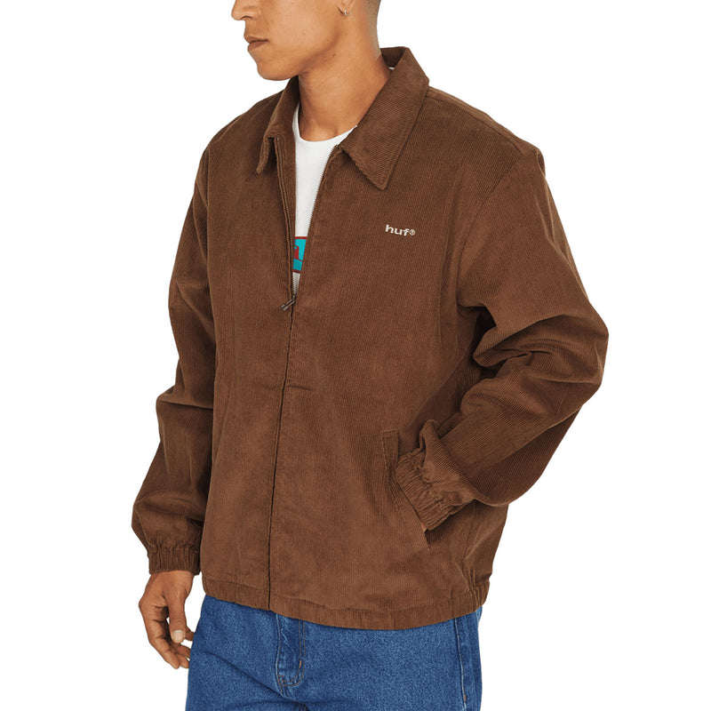 HUF 89 Corduroy Shop Jacket - Chocolate