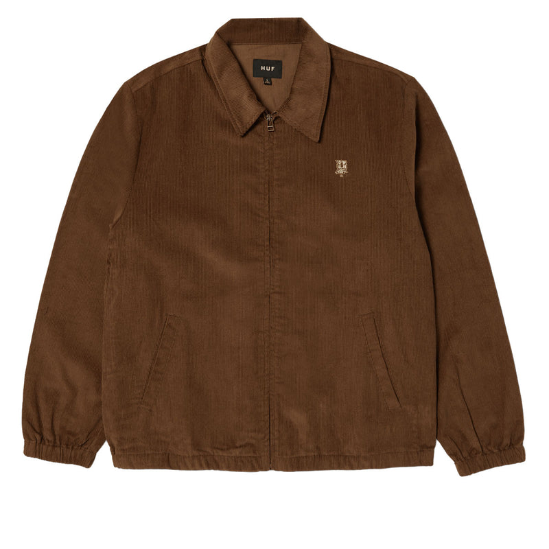 HUF 89 Corduroy Shop Jacket - Chocolate