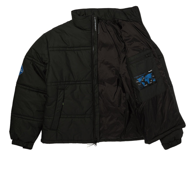 HUF 89 Tyvek Puffer Jacket - Black