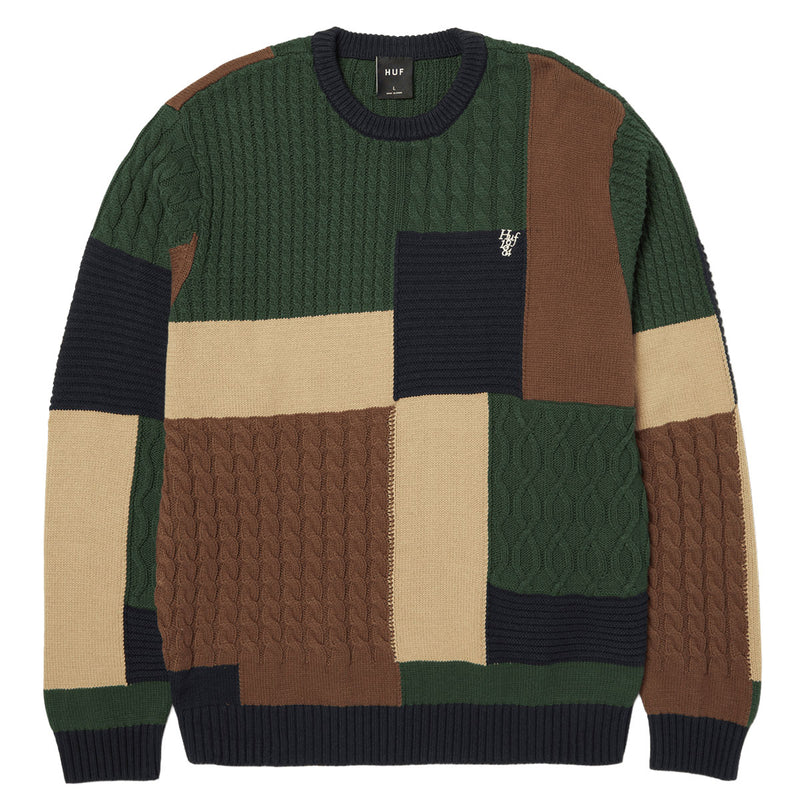 HUF Columbia Cable Knit Sweater - Multi