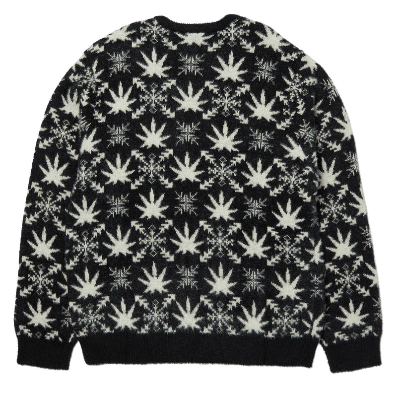HUF Arctic Plantlife Crewneck Sweatshirt - Black