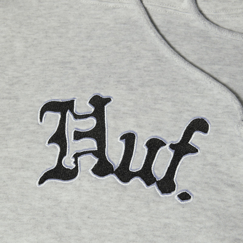HUF Noble Hoodie - Heather Grey