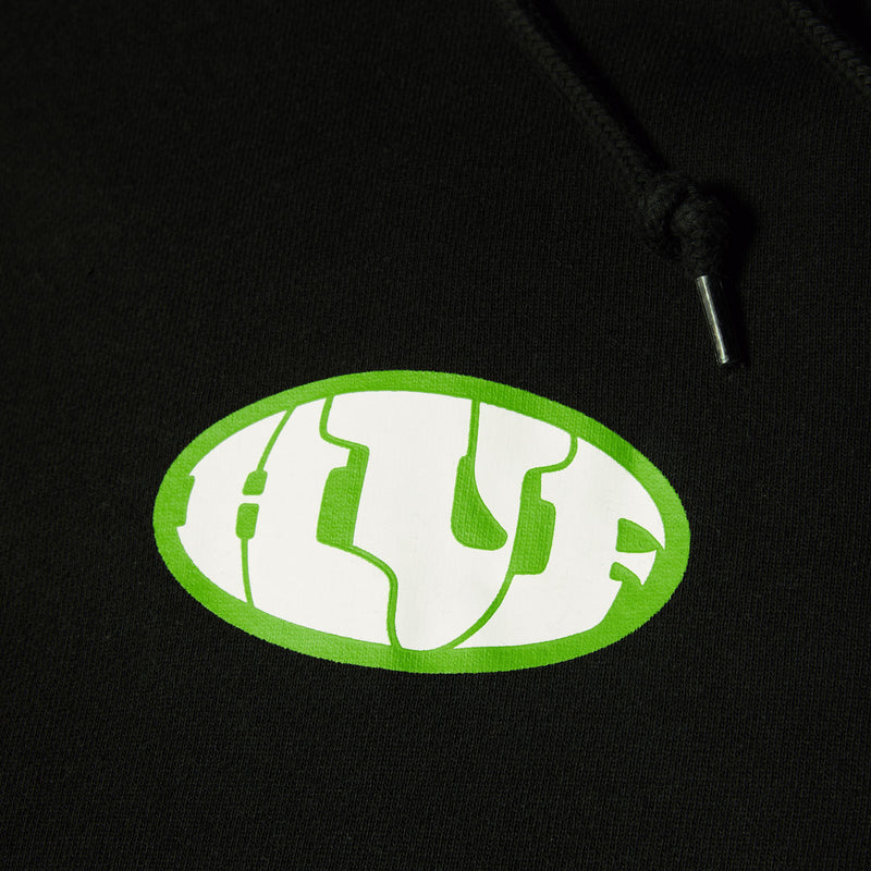 HUF Warped Hoodie - Black