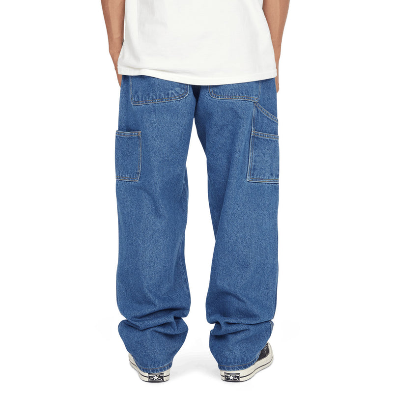 HUF Kinda Loose Double Knees Jeans - Stone Wash Indigo