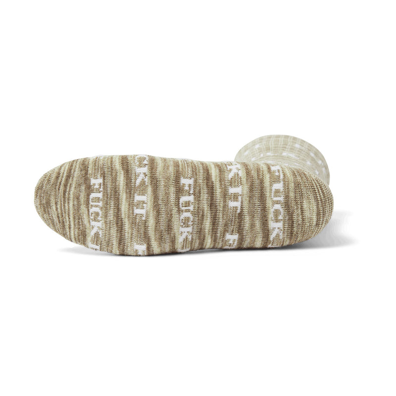HUF Fuck It Marled Socks - Olive