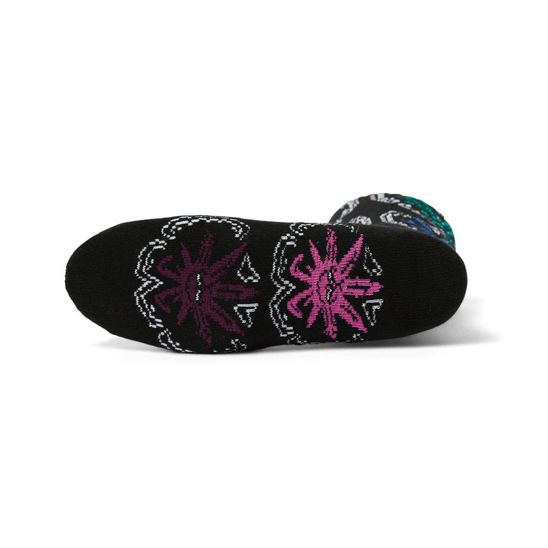 HUF Green Buddy Snow Angel Socks - Black