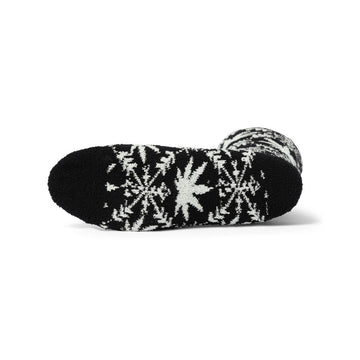 HUF Arctic Plantlife Fuzzy Socks - Black