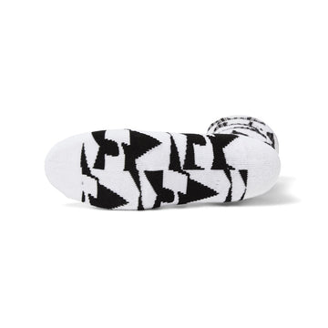 HUF H Star Repeat Socks - White