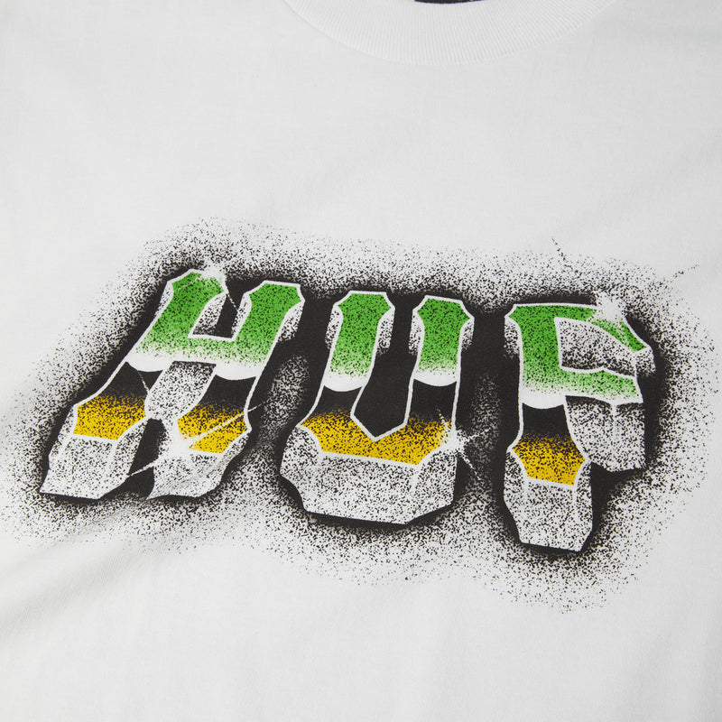 HUF Chrome Grit T-Shirt - White