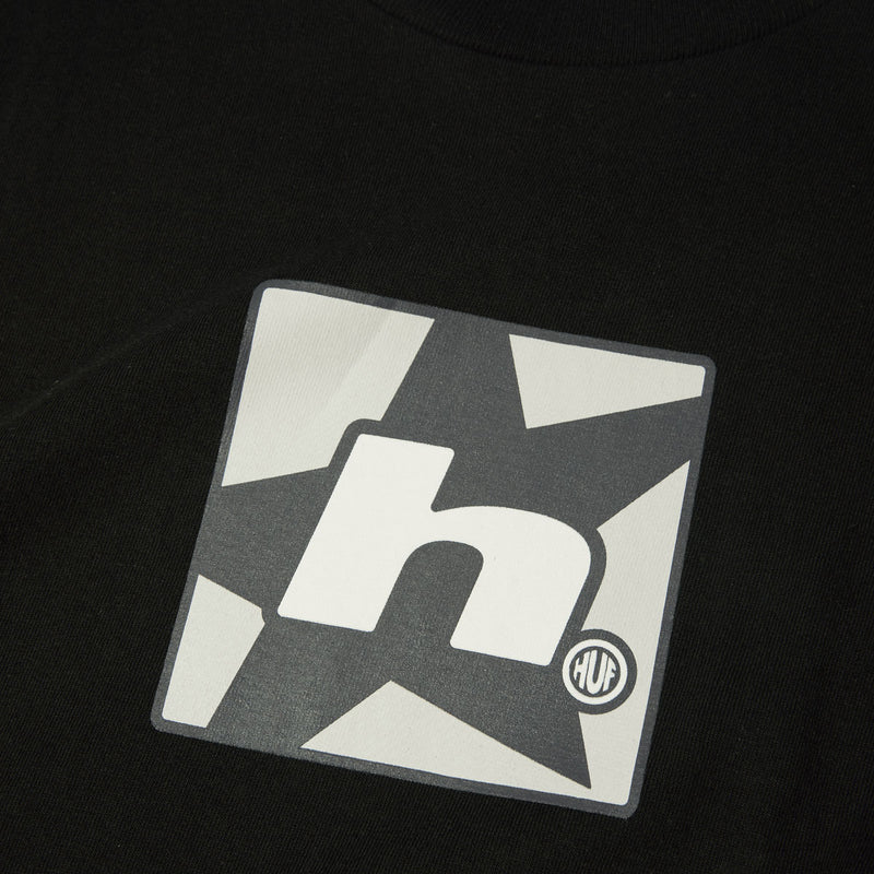 HUF H Star Multi T-Shirt - Black