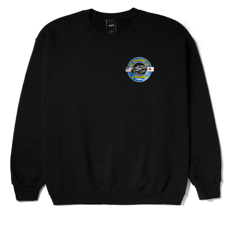 HUF x Greddy Transport Sweatshirt - Black