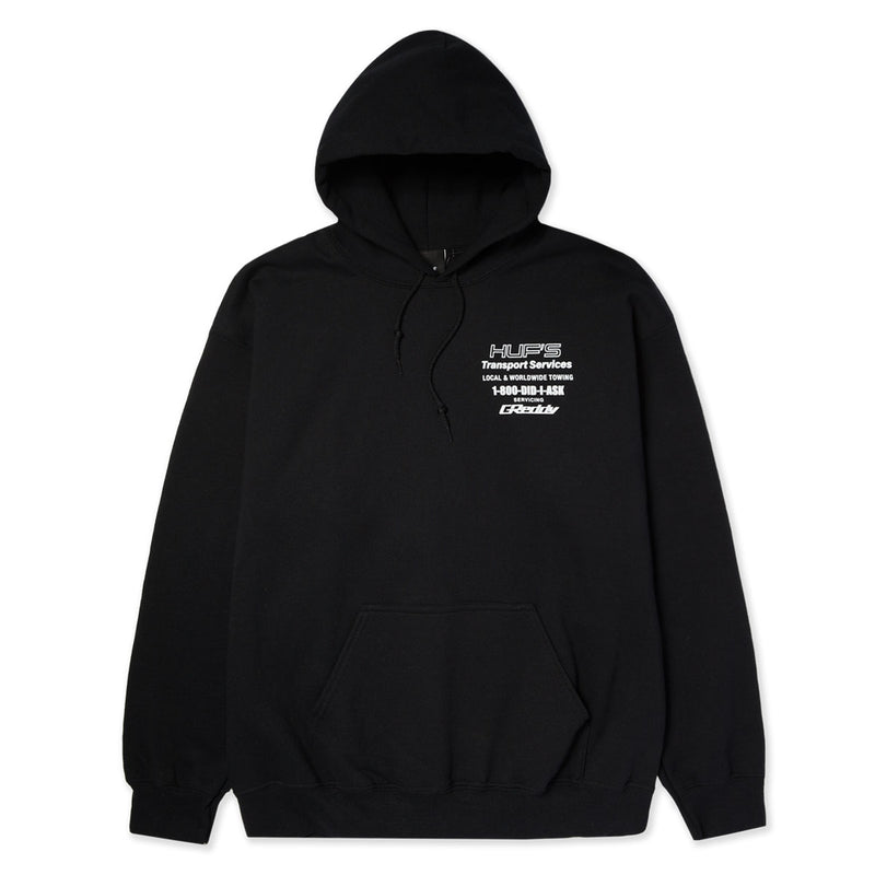 HUF x Greddy Tow Hoodie - Black