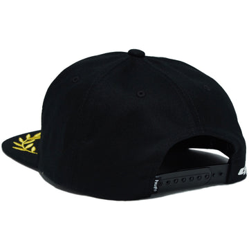HUF x GReddy Team Snapback Hat - Black