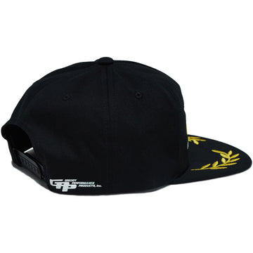 HUF x GReddy Team Snapback Hat - Black