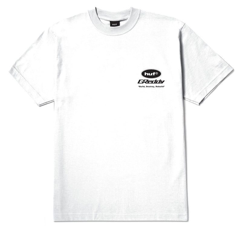 HUF x GReddy Parts T-Shirt - White